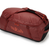 RAB Escape Kit Bag 90L duffel angle oxblood