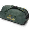 RAB Escape Kit Bag 90L duffel angle green