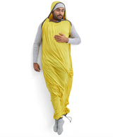 Sea to Summit Reactor Sleeping Bag Liner Outdoor Action Sulphur- Fit on a model