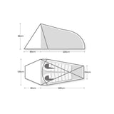 Wild Country Trident 2 Tent floor plan