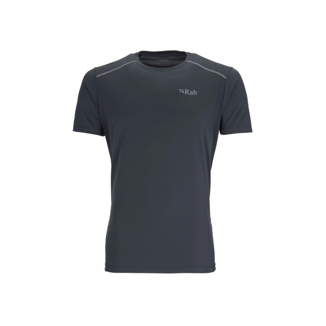 Rab Men's Force Tee Outdoor Action Beluga- front