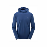 Rab Men's Force Hoody Outdoor Action Nightfall Blue- front