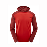 Rab Men's Force Hoody Outdoor Action Ascent Red/Oxblood Red- front