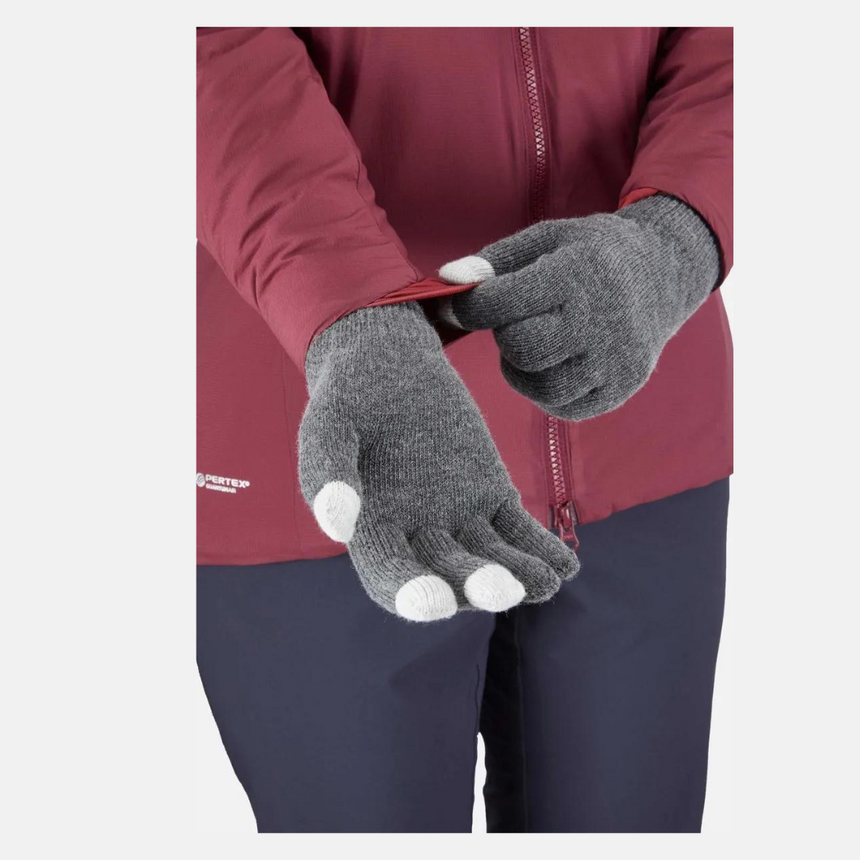 Rab Primaloft Glove Outdoor Action Charcoal- Fit