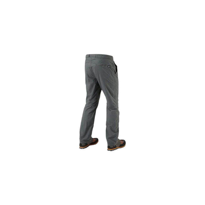 Mountain Equipment Approach Men's Pant Shadow Grey - Back Fit on Model