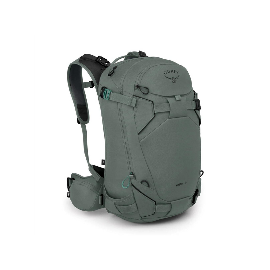 Osprey Kresta 30 Women's Backpack Outdoor Action Pine Leaf Green - Front Angled