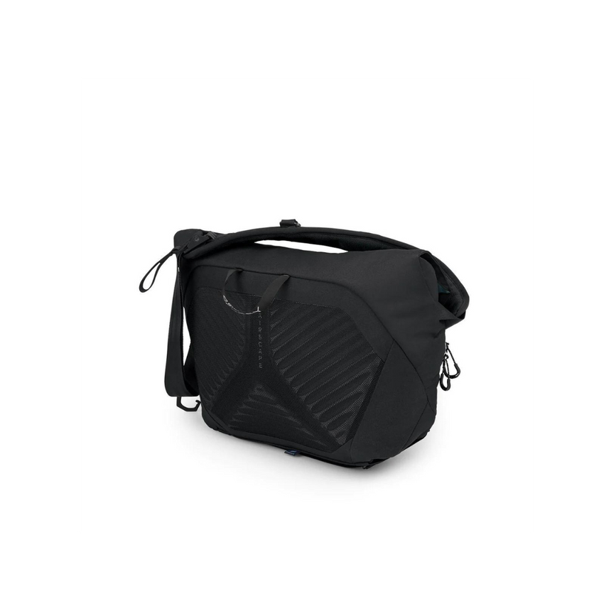 Osprey Metron 18 Bike Bag Outdoor Action Black - Back Angled