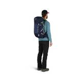 Osprey Talon 33 Backpack Outdoor Action Ceramic Blue - Back Fit on Model