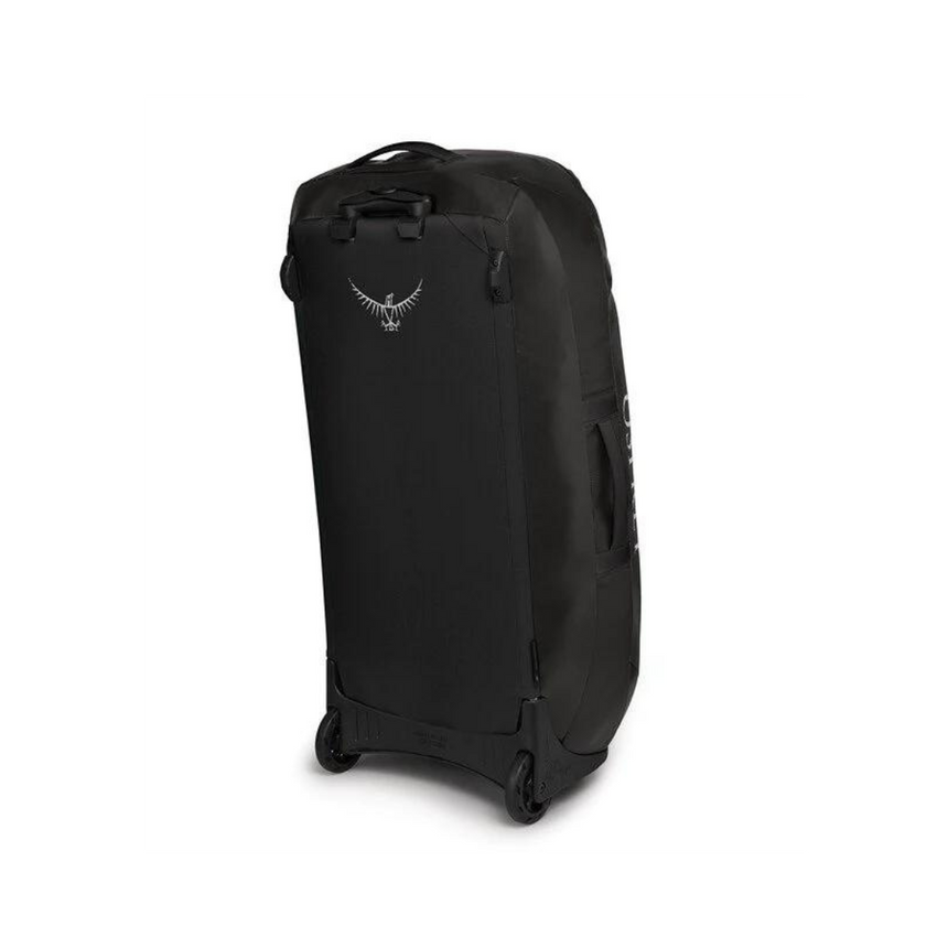 Osprey Transporter Wheeled Duffel 120L Bag Outdoor Action Black - Back Angled 