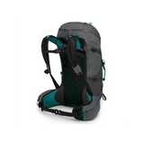 Osprey Tempest Pro 28 Backpack Outdoor Action Titanium - Back Angled