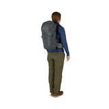 Osprey Tempest Pro 28 Backpack Outdoor Action Titanium - Back Fit on Model