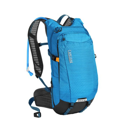 Camelbak M.U.L.E. Pro 14 100oz Hydration Pack Outdoor Action Blue/Orange - Front Angled