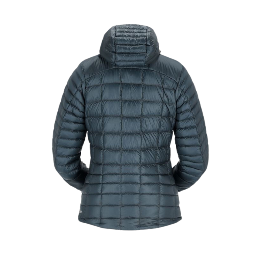 Rab Women's Mythic Alpine Light Down Jacket Outdoor Action Orion Blue- back