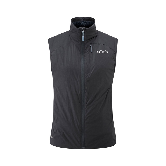 Rab Women's Xenair Insulated Vest Outdoor Action Ebony - Front