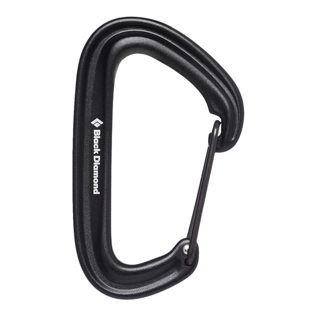 Black Diamond LiteWire Carabiner Outdoor Action Black- Product Overview