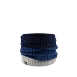 Buff Neckwarmer Knitted Outdoor Action Igor Night Blue- Front