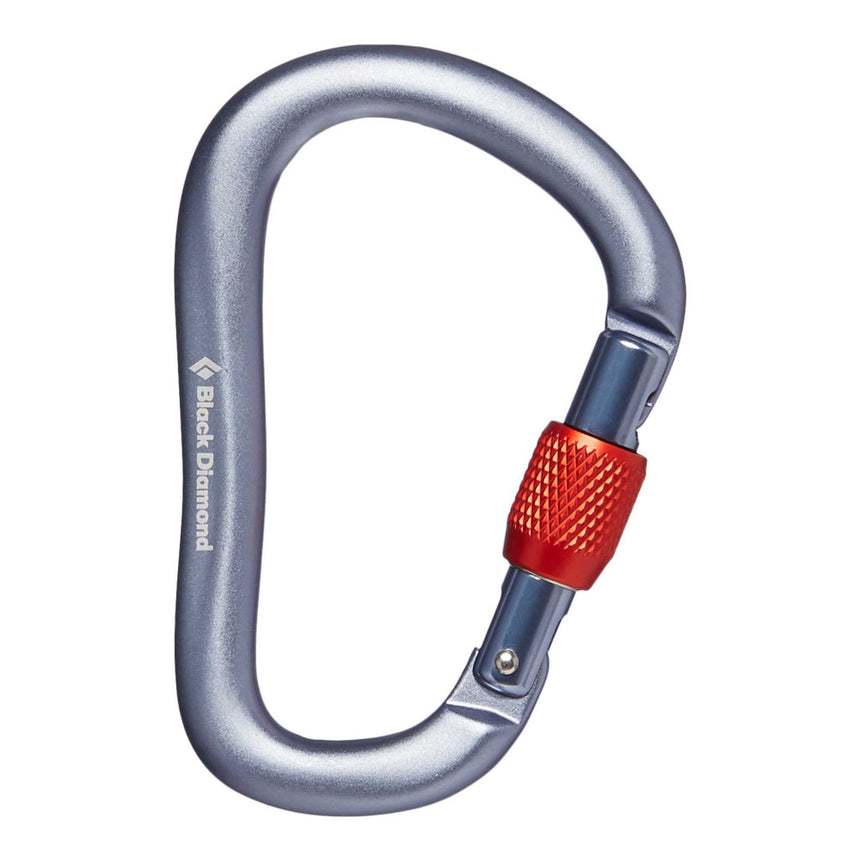 Black Diamond Rocklock Screwgate Carabiner Outdoor Action Gray- Product Overview