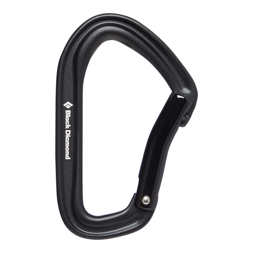 Black Diamond Hotforge Bent Gate Carabiner Outdoor Action Black- Product Overview