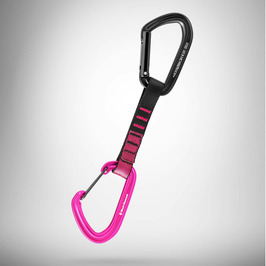 Black Diamond Hotforge Hybrid Quickpack 12cm Outdoor Action Ultra Pink- Colored HotWire carabiner