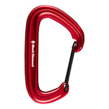 Black Diamond LiteWire Carabiner Outdoor Action Red- Product Overview