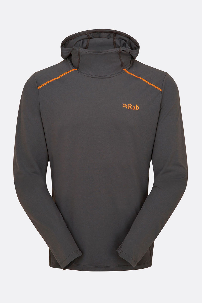 Rab Men's Force Hoody Outdoor Action Graphene- front 