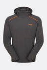 Rab Men's Force Hoody Outdoor Action Graphene- front 