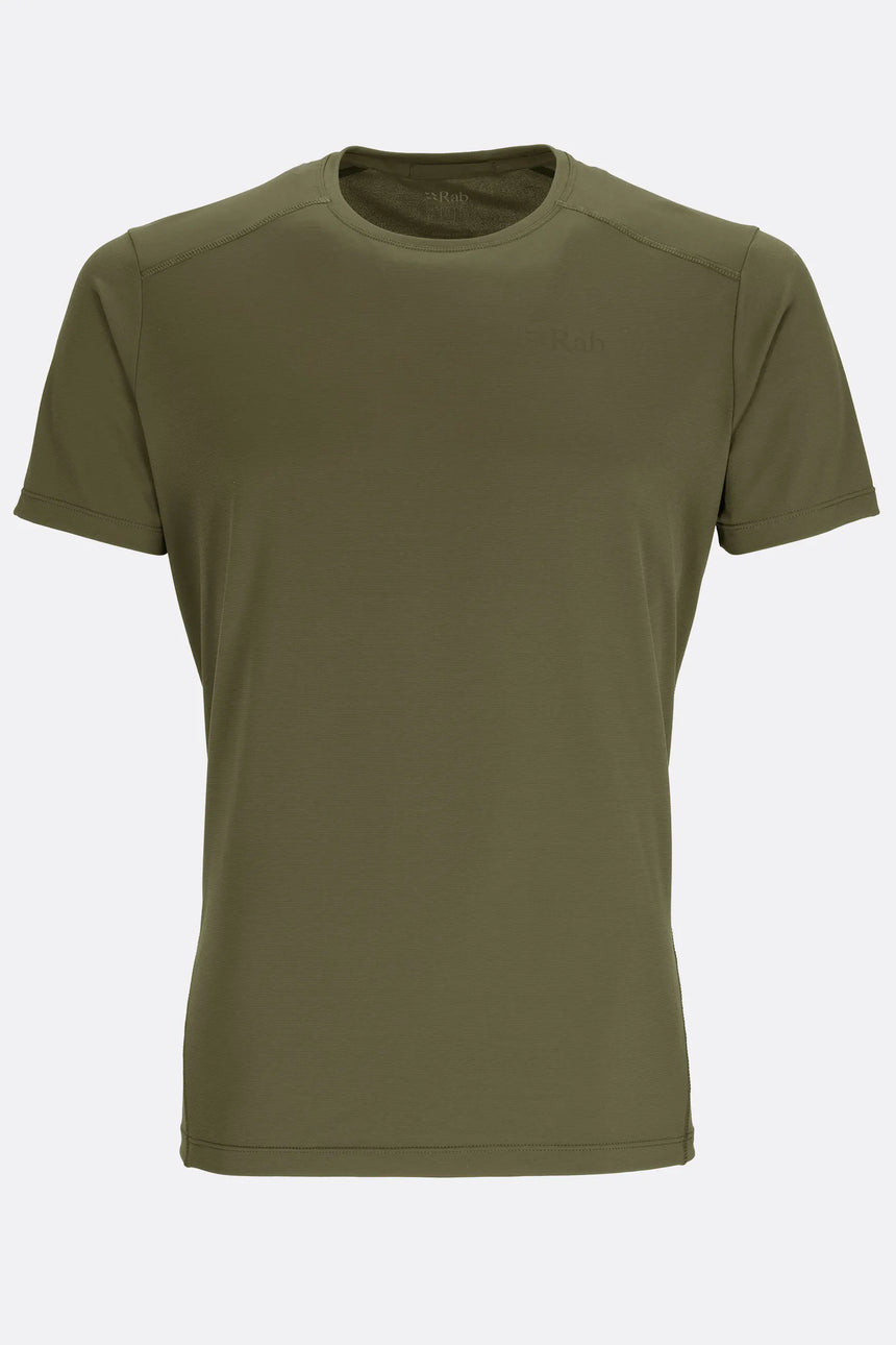 Rab Men's Force Tee Outdoor Action Olive- front