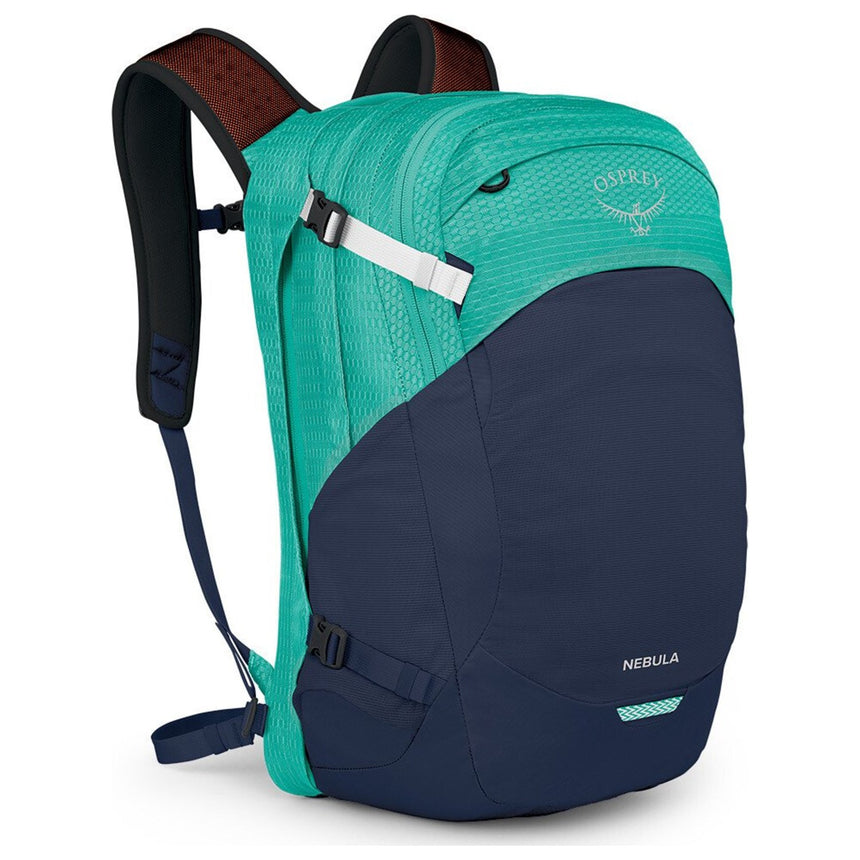 Osprey Nebula 32 Backpack Outdoor Action Green/Blue - Front Angled