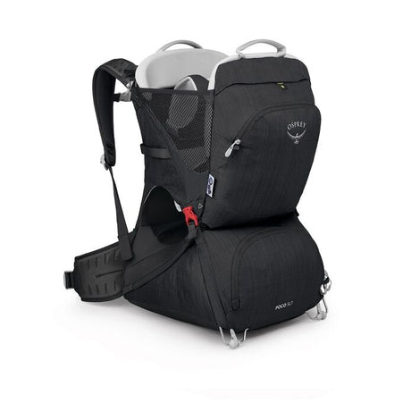 Osprey Poco™ SLT Child Carrier Outdoor Action Black - Front Angled