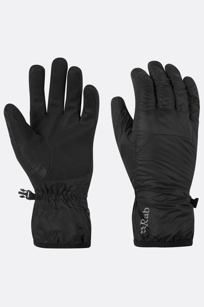 Rab Xenon Glove Outdoor Action Black - Front and Back Paired