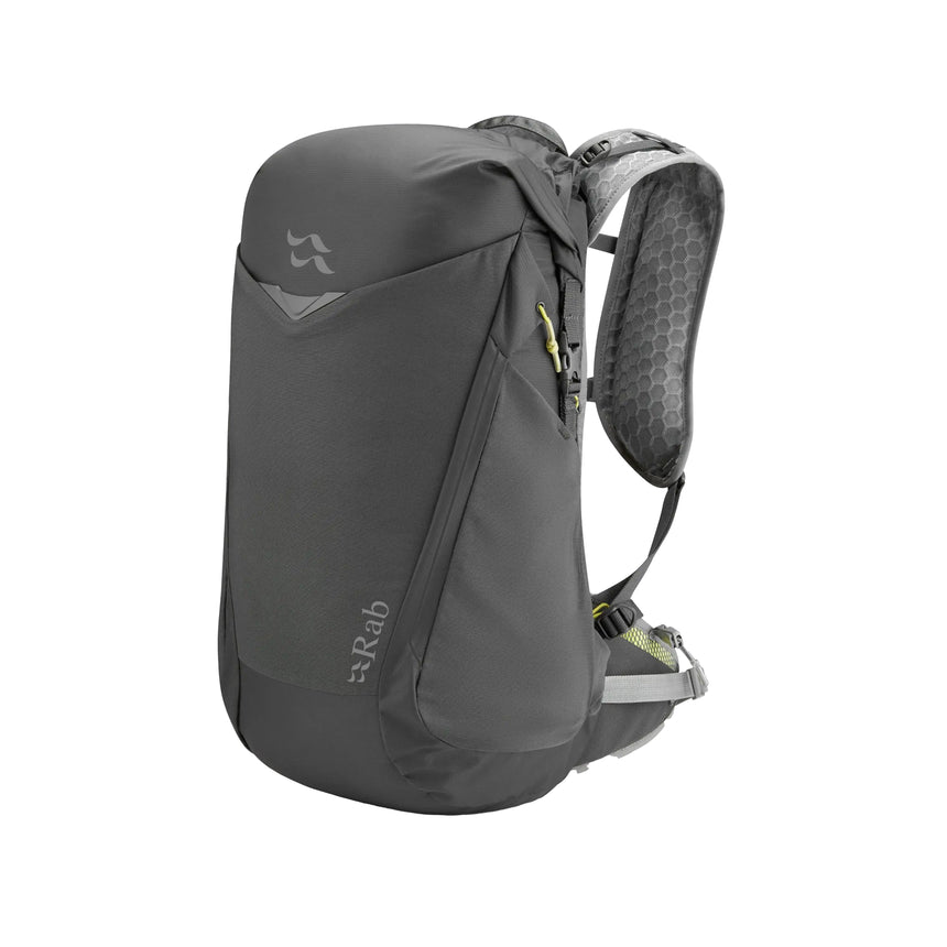 Rab Aeon Ultra 20L Lightweight Pack Outdoor Action Anthracite - Side Angled