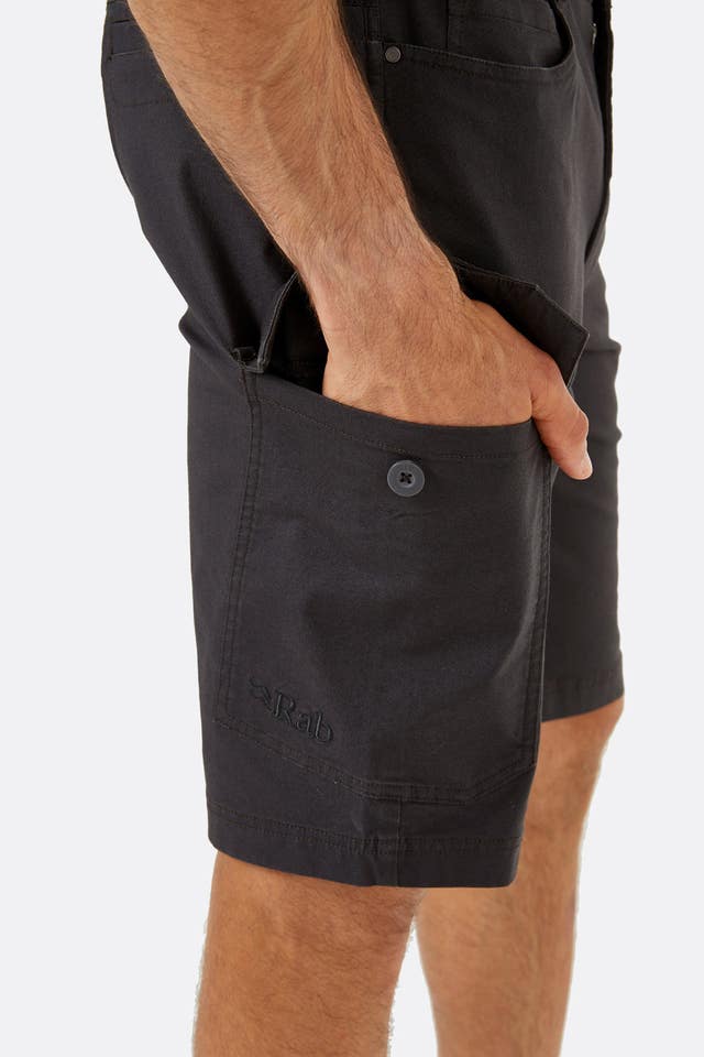  Rab Men's Radius Cargo Shorts Outdoor Action Anthracite- Pocket