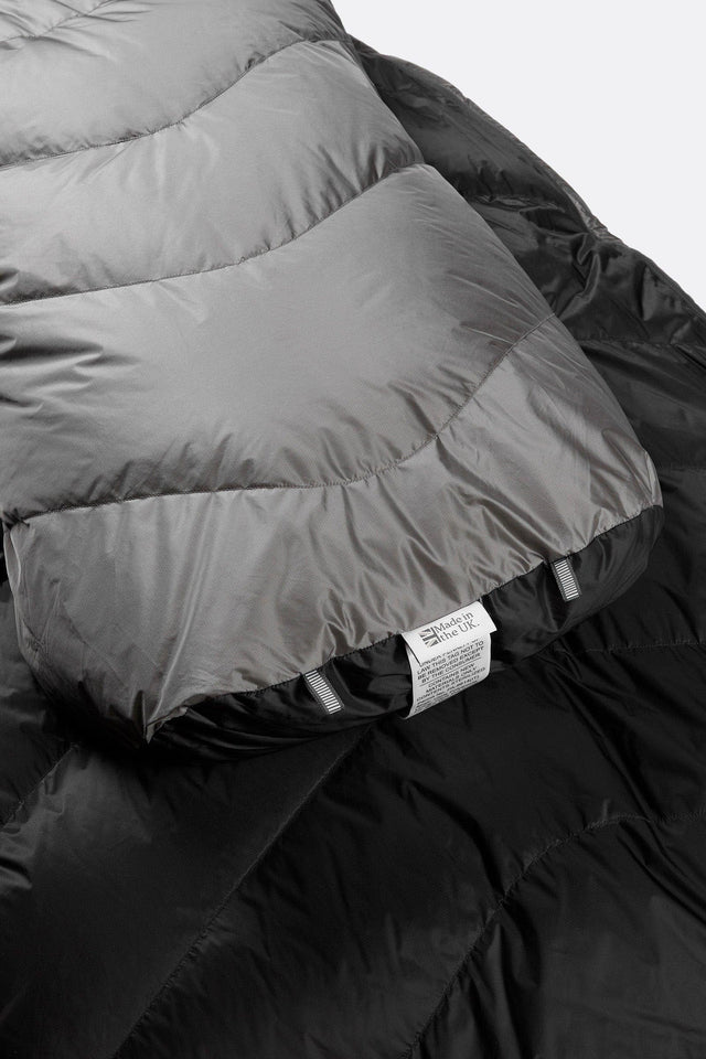 Rab Neutrino Pro 300 Sleeping Bag (-4°C/25°F) Outdoor Action Granite- Footbox