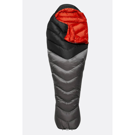 Rab Neutrino Pro 500 Down Sleeping Bag (-9°C/5°F) Outdoor Action Granite- Hood