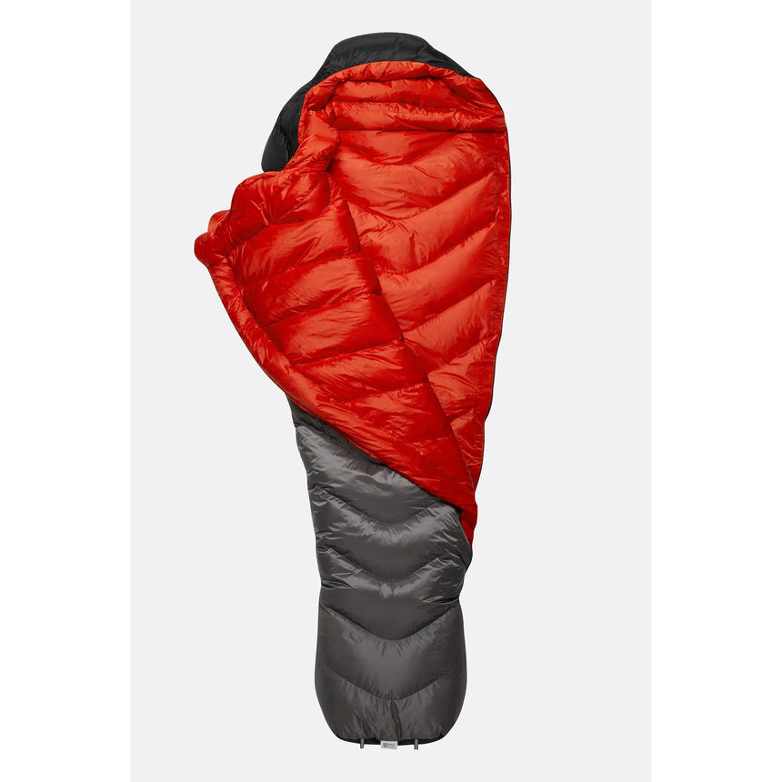 Rab Neutrino Pro 500 Down Sleeping Bag (-9°C/5°F) Outdoor Action Granite- Inside features