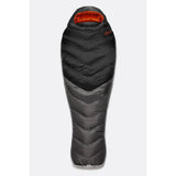 Rab Neutrino Pro 700 Sleeping Bag (-15°C/5°F) Outdoor Action Granite- Front