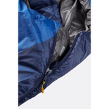 Rab Solar Eco 2 Sleeping Bag (-2°C/30°F) Outdoor Action Ascent Blue- Zip