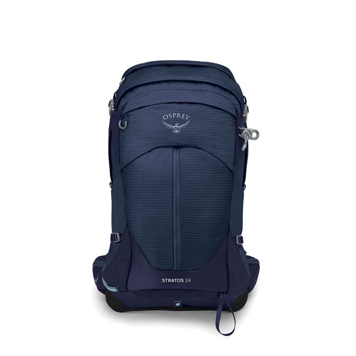 Osprey Stratos 24 Backpack Outdoor Action Cetacean Blue - Front