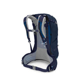 Osprey Stratos 24 Backpack Outdoor Action Cetacean Blue - Back Angled