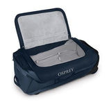 Osprey Transporter Wheeled Duffel 120L Bag Outdoor Action Venture Blue - Wide main opening 