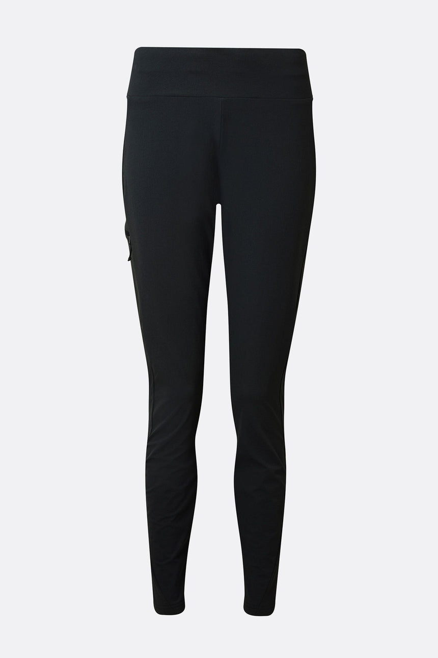 Rab Women's Elevation Pants Outdoor Action Black - Front