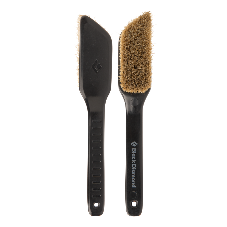 Black Diamond Bouldering Brush Outdoor Action Black- Front and Back