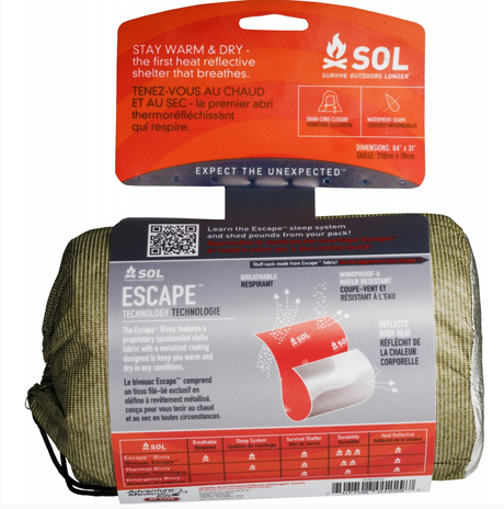 SOLSOL Escape OD Green BivvyOutdoor Action