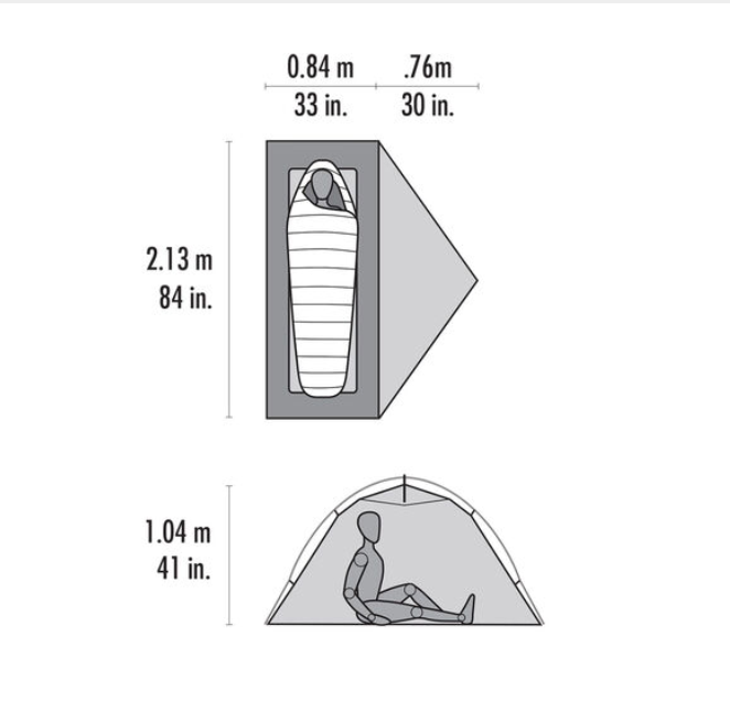 MSRMSR Access 1 Tent - 4 Season TentOutdoor Action