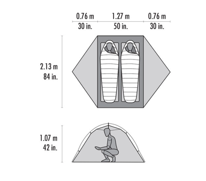 MSRMSR Access 2 - 4 Season TentOutdoor Action