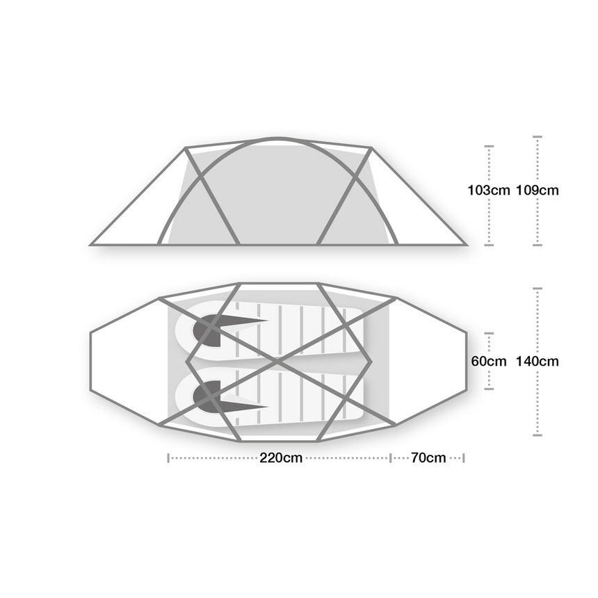 Wild CountryWild Country Trisar 2D TentOutdoor Action