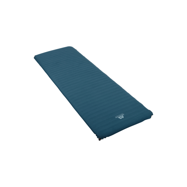 Mountain Equipment Glacier 5.0 Sleeping Mat (R3.9) Outdoor Action Deep Sea - Full  Angled View