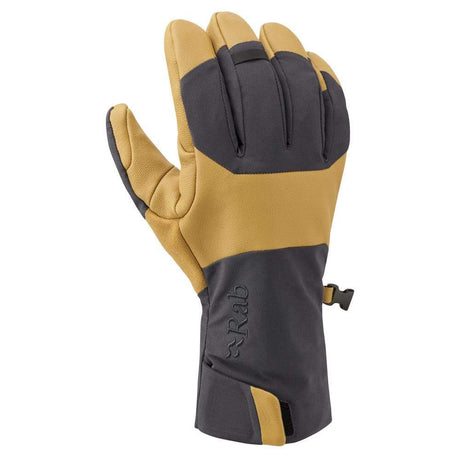 Rab Guide Lite GORE-TEX Glove Outdoor Action Steel- back of the hand