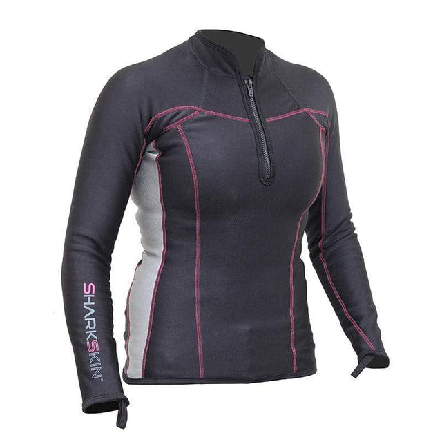 SharkskinSharkskin Chillproof Long Sleeve Top with Chest Zip - Women'sOutdoor Action