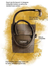 SourceSource Kangaroo 1L Collapsible Canteen with PouchOutdoor Action